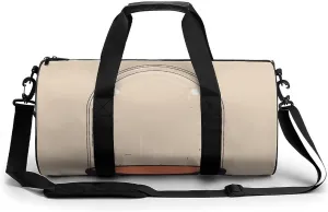 Cartoon Glass Cover Sport Gym Duffle Travel Bag for Women Men Overnight Weekender Bag with Shoe Compartment,Wet Pocket, 17.7in/9in/9in, style