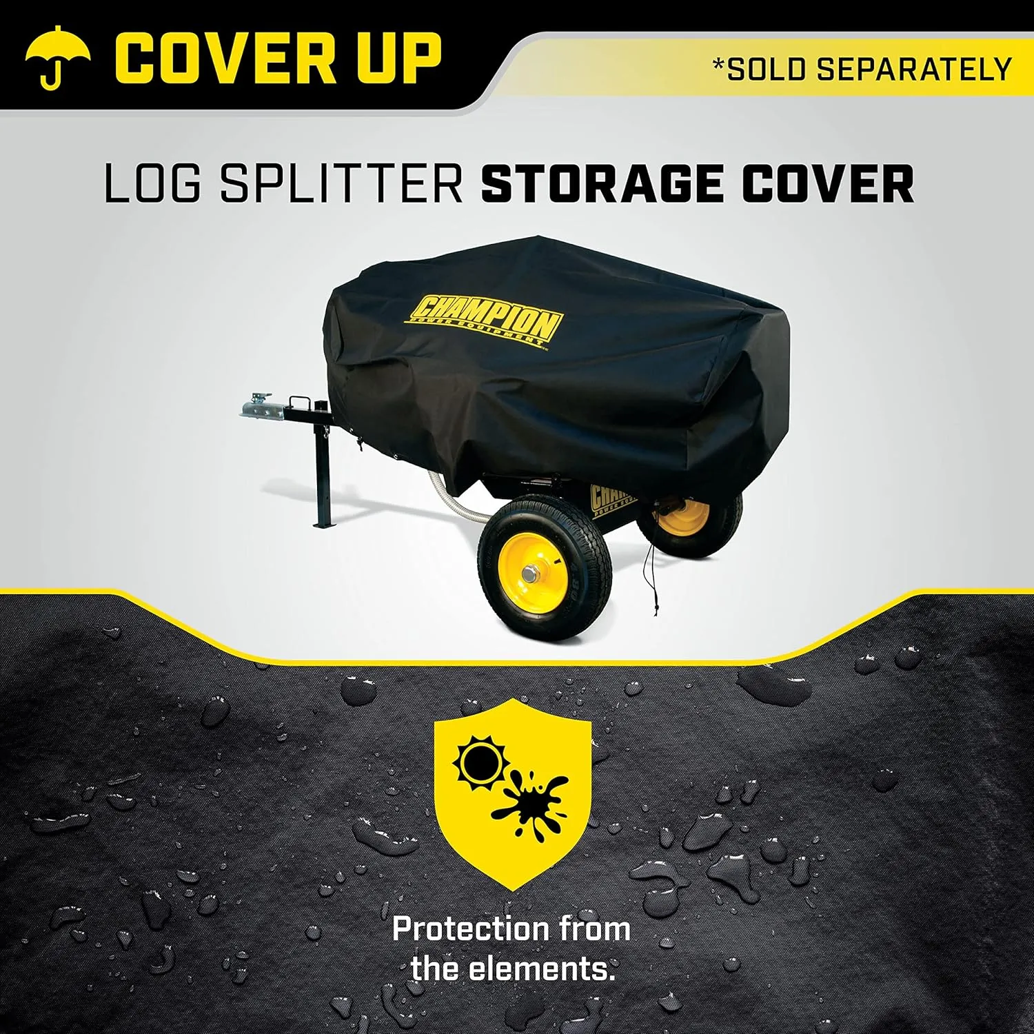 Champion Power Equipment Weather-Resistant Storage Cover for 30-37-Ton Log Splitters