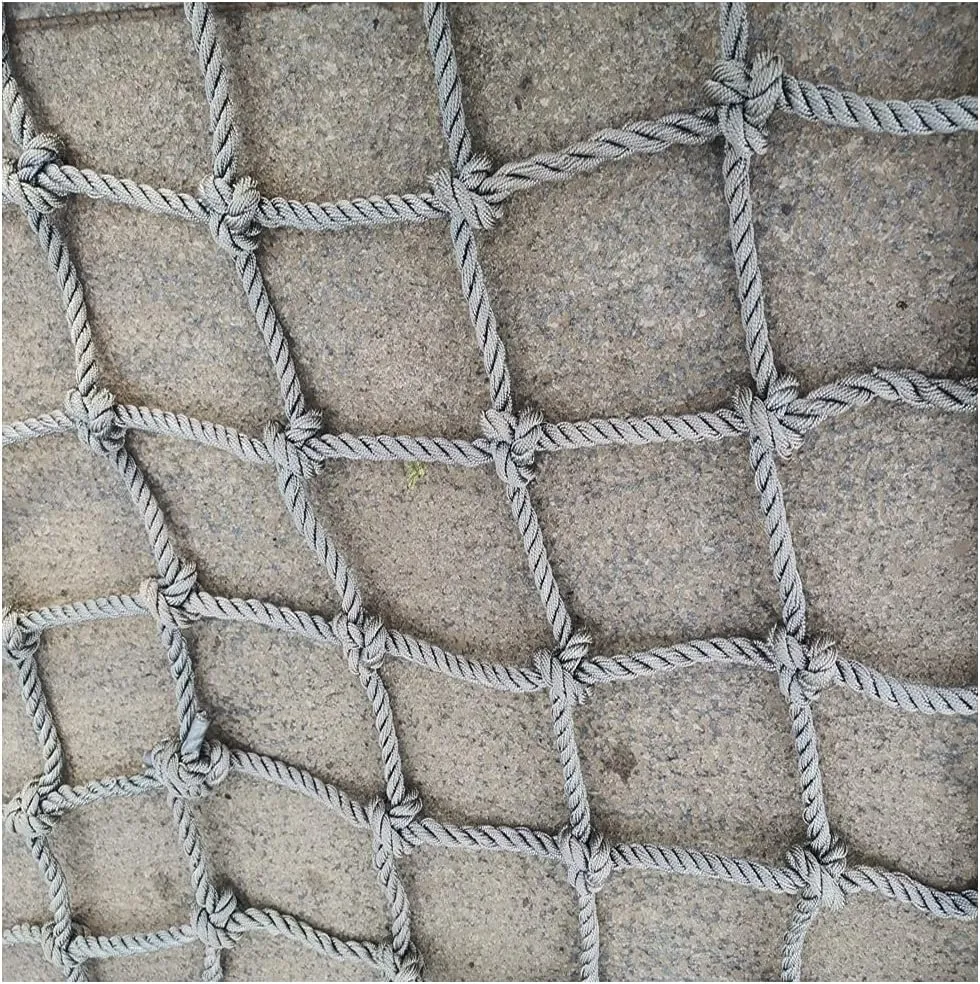 Children's Polyamide Climbing Frame Net, Strong Rope Netting Climbing Cargo Net, Plant Support Network, for Kids Training Equipment(12mm-12cm,1X2m/3.3X6.6ft)