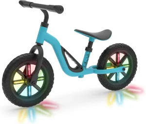 Chillafish Charlie Toddler Balance Bike, Lightweight 10-Inch Bike for Boys & Girls 2 to 4 Years Old, Adjustable Seat, Carry Handle & No-Puncture Tires