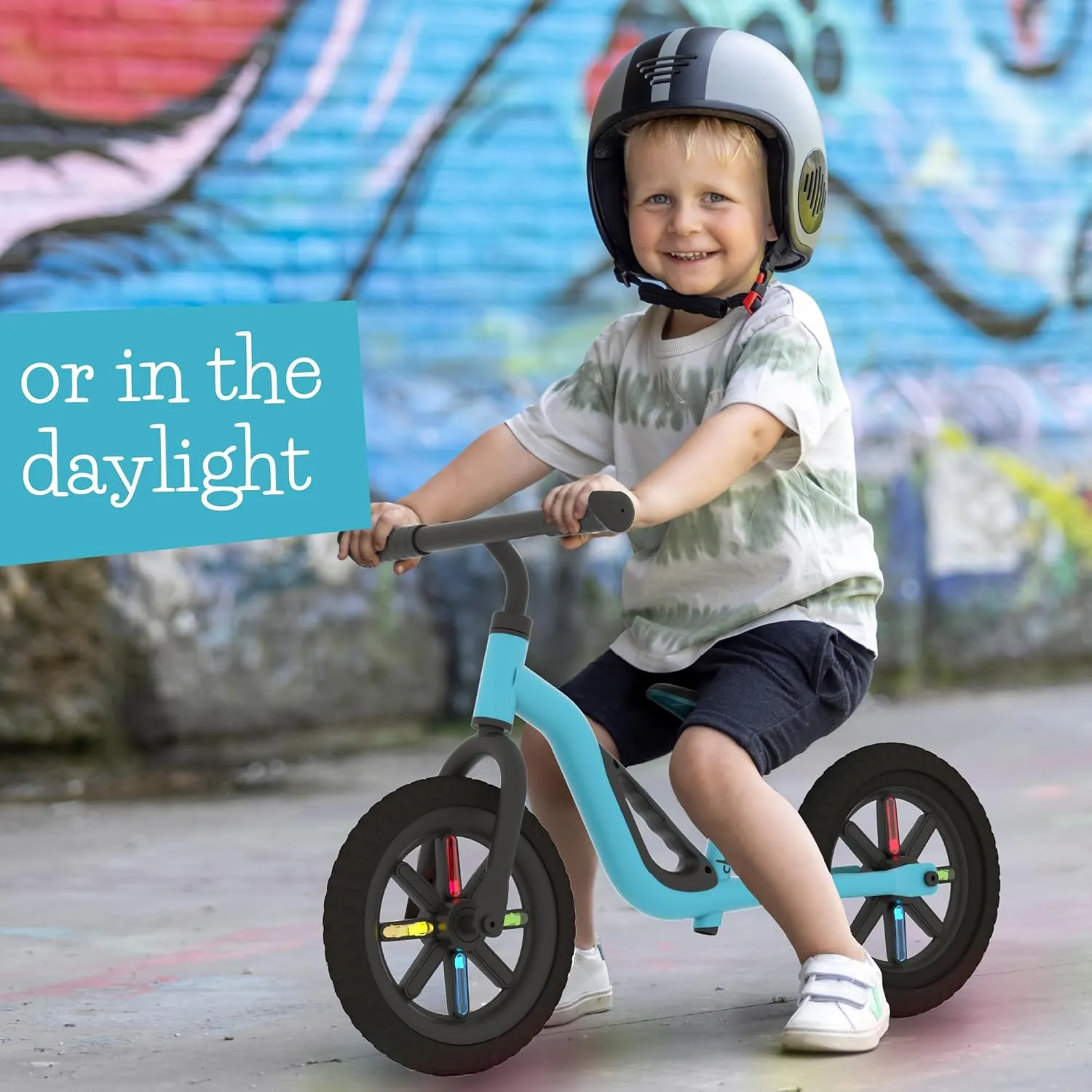 Chillafish Charlie Toddler Balance Bike, Lightweight 10-Inch Bike for Boys & Girls 2 to 4 Years Old, Adjustable Seat, Carry Handle & No-Puncture Tires