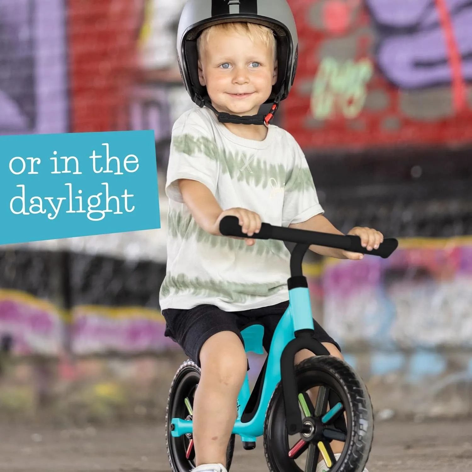 Chillafish Charlie Toddler Balance Bike, Lightweight 10-Inch Bike for Boys & Girls 2 to 4 Years Old, Adjustable Seat, Carry Handle & No-Puncture Tires