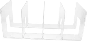 Ciieeo Wallet Acrylic Books Wallet Holder Desk Book Ends Book Holders for Shelves Book Stand Manager Shelf Partition Plate Decorate Bookend Storage Bag Desktop Delicate bookend