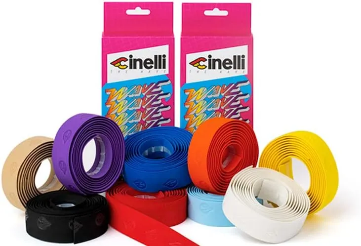 Cinelli Wave Bicycle Handlebar Tape in Muiltple Colors (Blue)