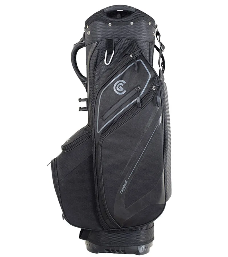 Cleveland Lightweight Cart Golf Bag - Black/Black