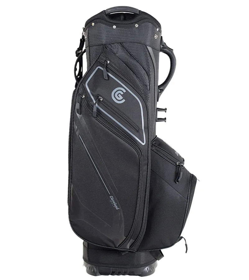 Cleveland Lightweight Cart Golf Bag - Black/Black