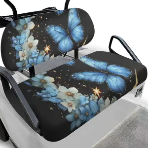 CLOHOMIN 2pcs Golf Cart Seat Bottom Cushion Back Rest Cover for Club Car Sports Golf Travel Sports Golf Cart Seat Cover