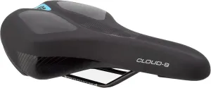 Cloud-9 Kush-E Bike Saddle – Comfortable Bike Seat for E-Bikes & Cruisers – Multi-Stage Foam Bicycle Seat for Men and Women – Bike Seat for Electric Bikes with Integrated Handle