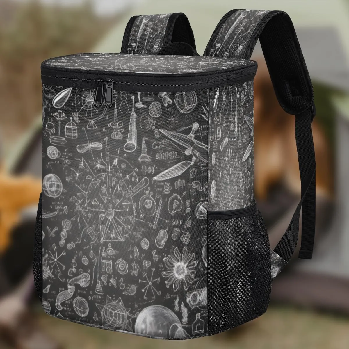 Colorful Birds On The Tree Backpack Cooler Leak Proof Insulated Cooler Backpack Waterproof Cooler Bag