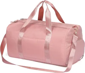 COLOYDuffle Bag For Women, Sports Duffel Bag for COLOY with Wet Pocket & Shoe Compartment, Overnight Weekender Travel Bag(Pink)(0 pink)