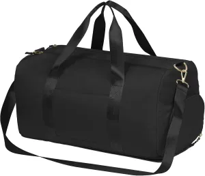 COLOYDuffle Bag for Women, Sports Duffel Bag with Wet Pocket & Shoe Compartment, Overnight Weekender Travel Bag(Pink)(Black)