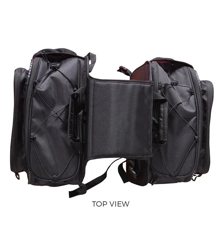 Combo 4: Mustang 50L Saddle Bag   Jaws Magnetic 28L Tank Bag
