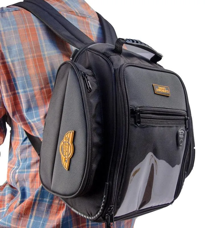 Combo 4: Mustang 50L Saddle Bag   Jaws Magnetic 28L Tank Bag