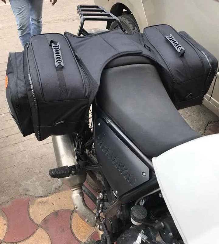 Combo 4: Mustang 50L Saddle Bag   Jaws Magnetic 28L Tank Bag