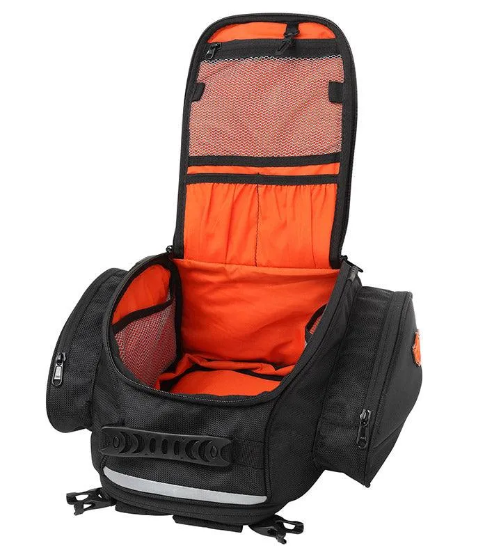 Combo 4: Mustang 50L Saddle Bag   Jaws Magnetic 28L Tank Bag