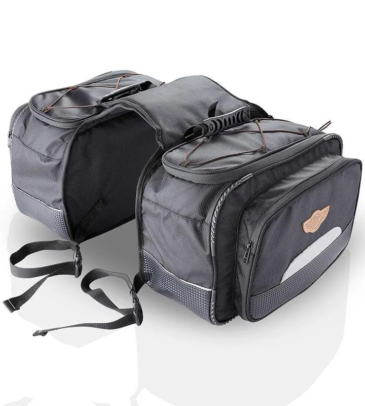 Combo 4: Mustang 50L Saddle Bag   Jaws Magnetic 28L Tank Bag