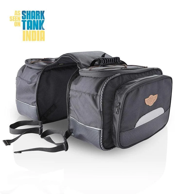 Combo 4: Mustang 50L Saddle Bag   Jaws Magnetic 28L Tank Bag