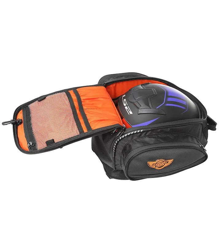 Combo 4: Mustang 50L Saddle Bag   Jaws Magnetic 28L Tank Bag