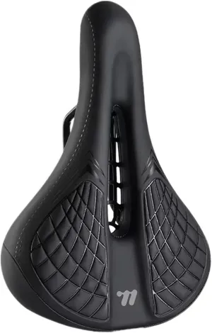 Comfortable Bike Saddle Road Hollow Breathable Bike Seats Rainproof Shock Absorbing Comfortable Warning Lights Bike Fit for Seat Waterproof