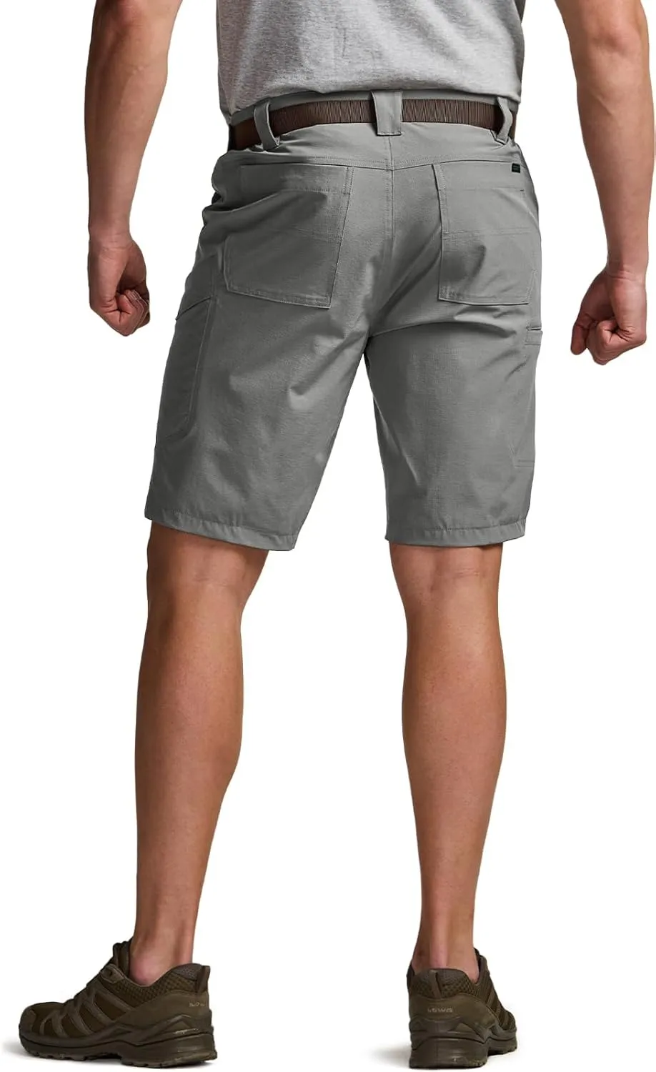 CQR Men's Quick Dry Stretch Hiking Cargo Shorts, Lightweight Water Resistant Tactical Casual, Golf & Outdoor with Pockets