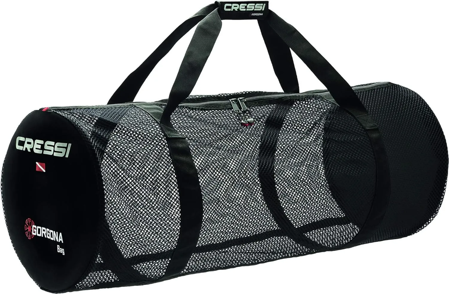 Cressi Strong Foldable Mesh Duffle Bag for Scuba Diving, Snorkeling Equipment | Gorgona & Crete: designed in Italy
