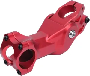 Cycle Suspension Stem Shock Absorbing Handlebar Stem Aluminum Alloy Red 31.8mm for Mountain Road Bikes