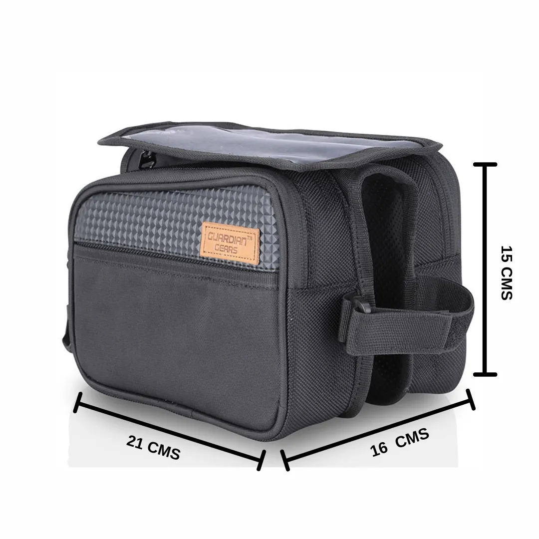 Cycling Front Frame Saddle Bag by Guardian Gears