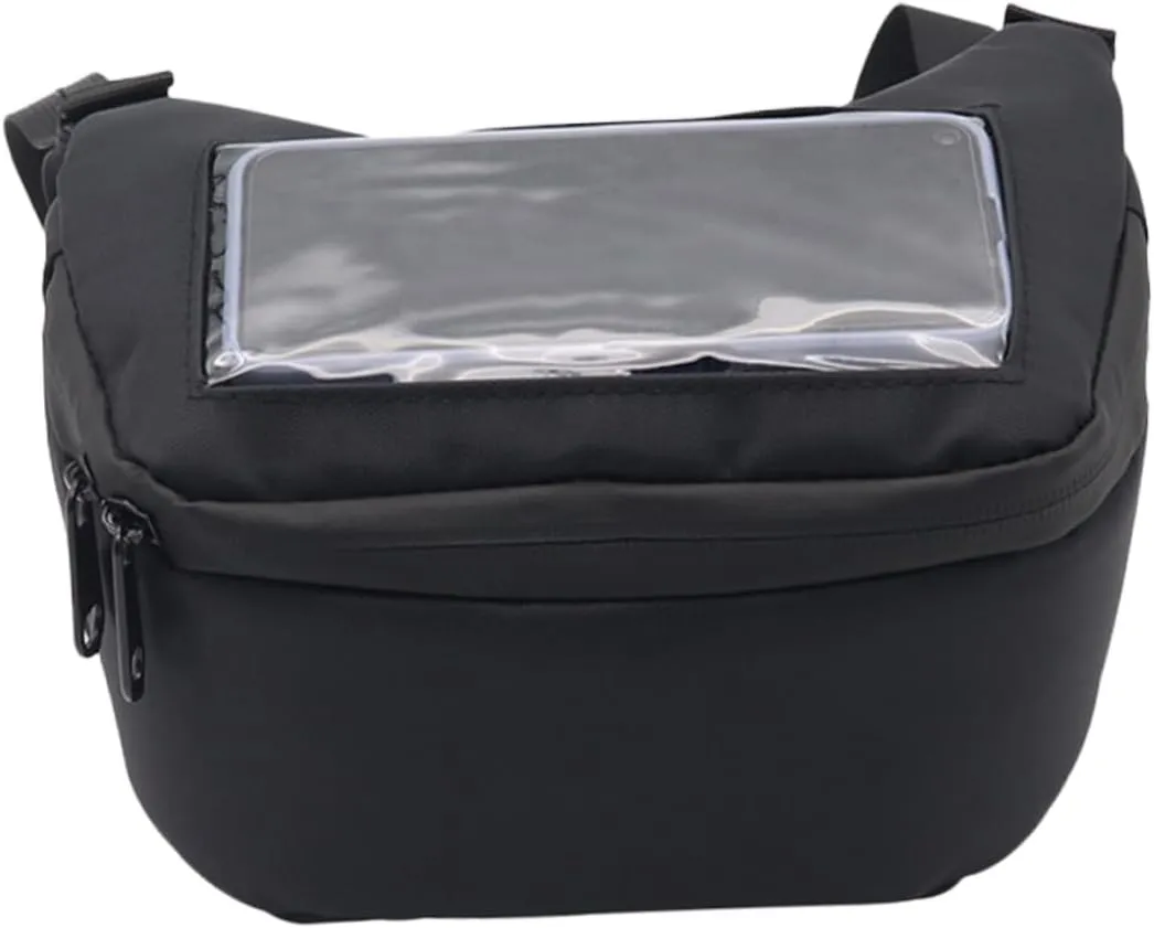 Cycling Head Bag Cycling Bag Bike Handle Bag Front Bag Pannier Holder Motorcycle Tank Bag Bike Handlebar Bag Storage Bike Bag Bicycle Handlebar Bag Bike Accessories Polyester Black