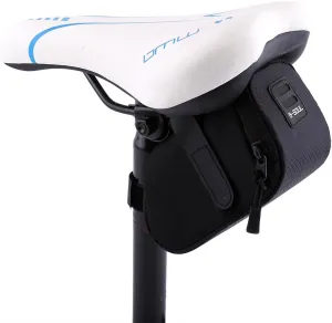 Cycling Saddle Bag,Bike Tail Rear Pouch Outdoor Cycling Mountain Bike Saddle Bag Bicycle Back Storage Bag (Black)