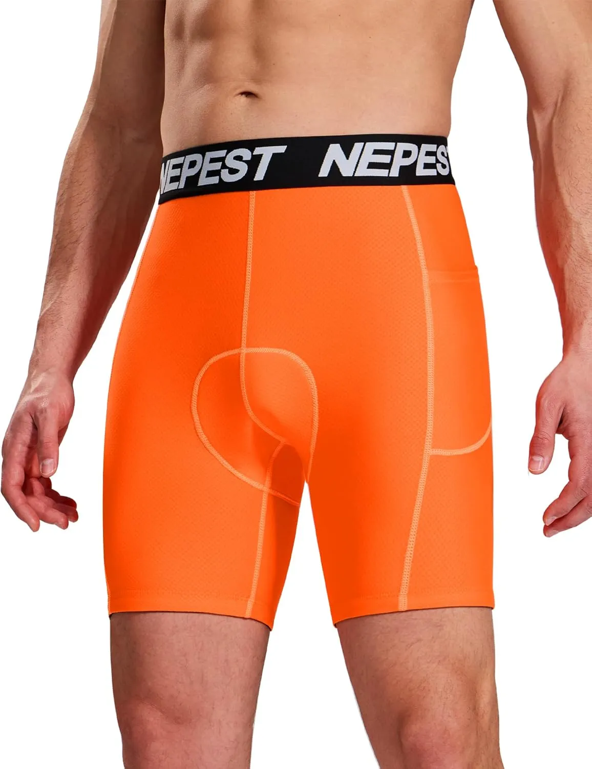 Cycling Underwear for Men Bike Shorts 4D Padded Biking Road Bicycle Biker MTB Liner Padding Shorts with Pockets