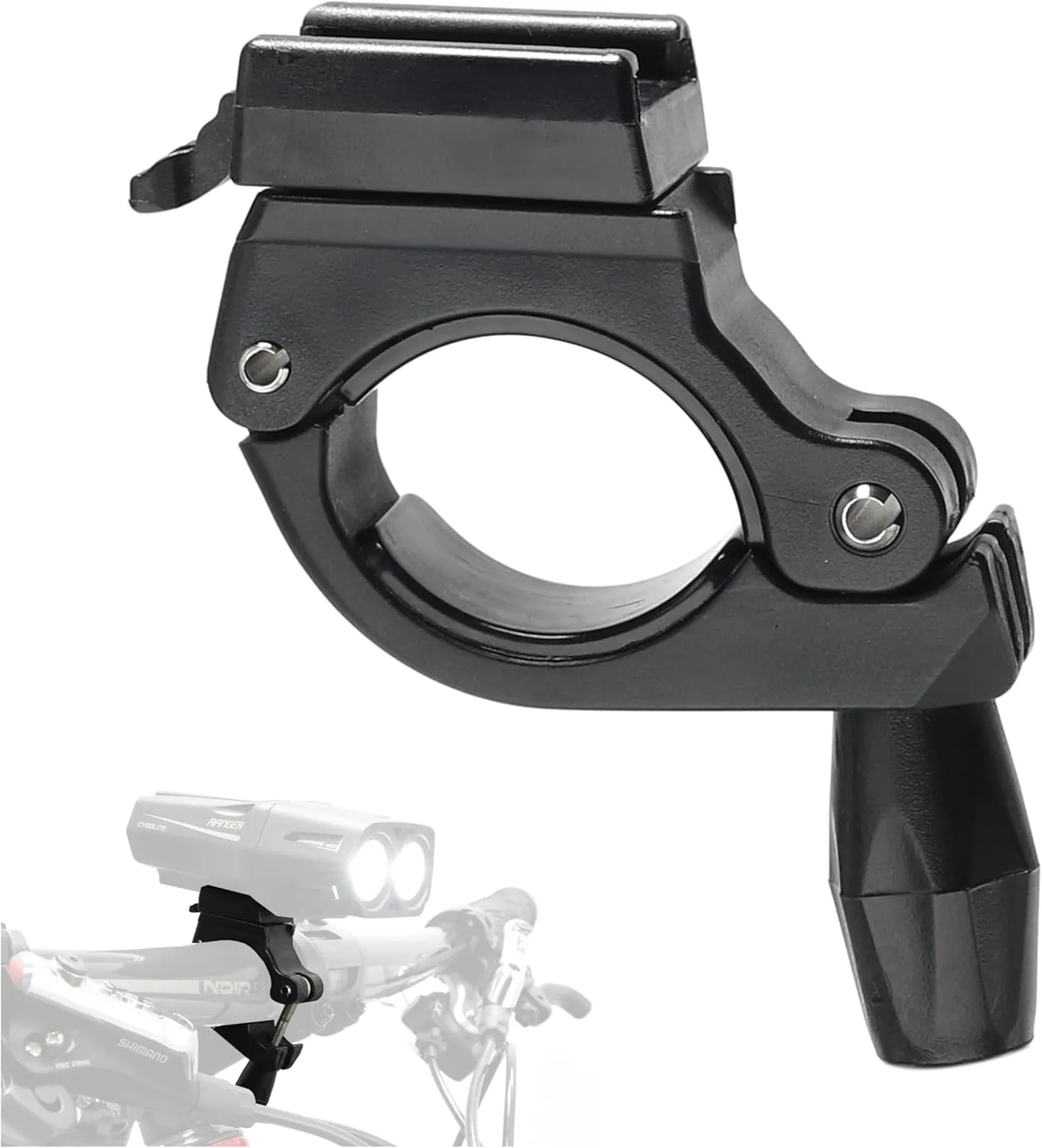 Cygolite 35mm Handlebar Mount For All Ranger, Metro, and Streak Series Bicycle Lights – Designed For 25.4 to 35mm Diameter Bicycle Handlebars – Genuine Cygolite Mount