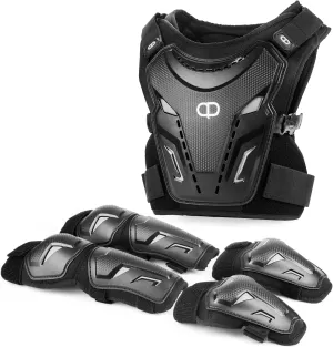 DA - Off Road Bicycle Equipment, Youth Motorcycle Riding Protective Equipment, Off-Road Motorcycle Armor Set, Boys and Girls, Mountain Bike Riding Chest Protector