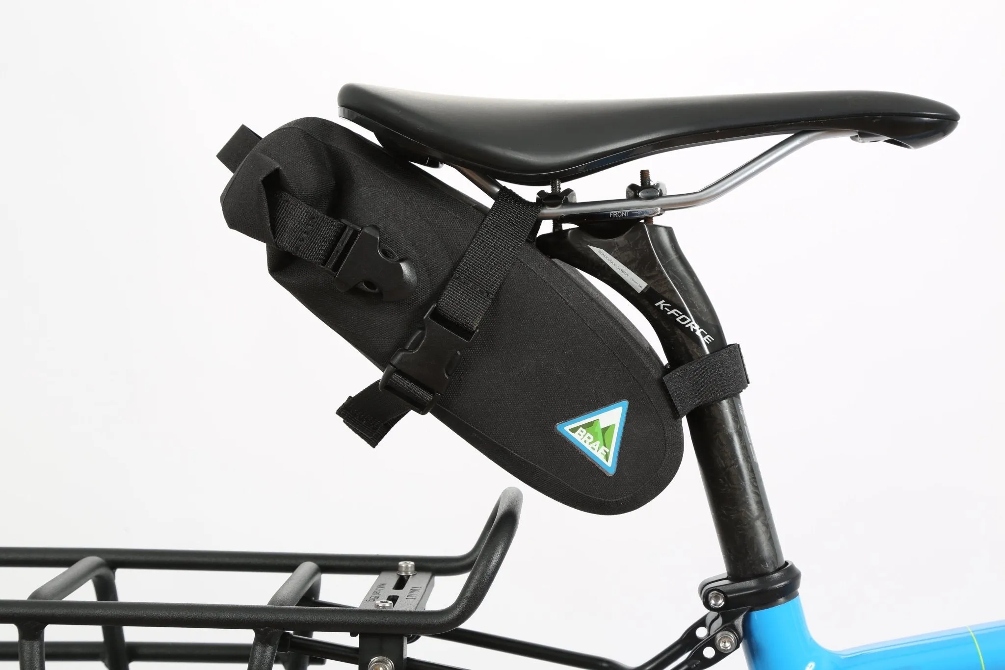Dass 1.5L Waterproof Bike Saddle Bag - Black