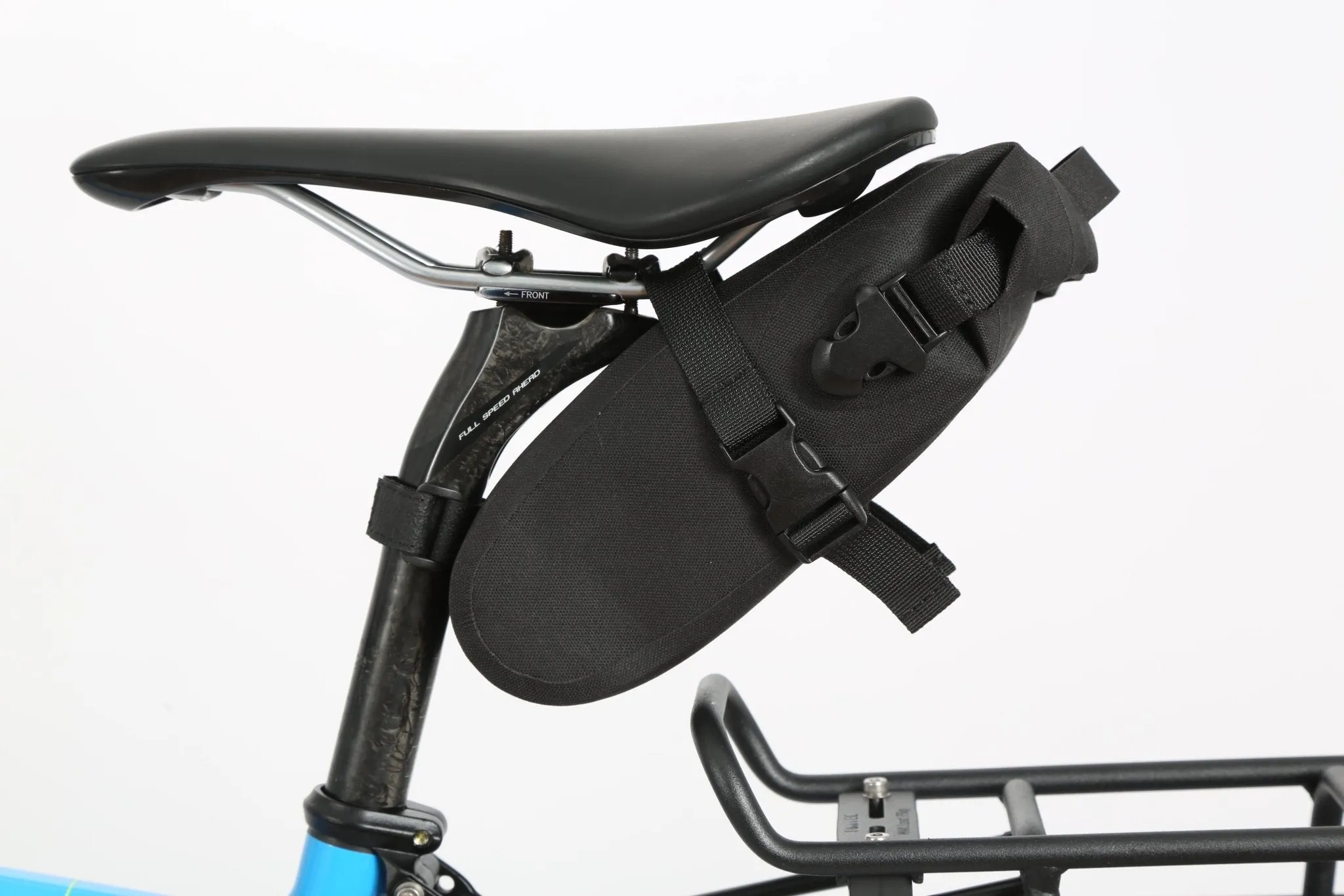 Dass 1.5L Waterproof Bike Saddle Bag - Black