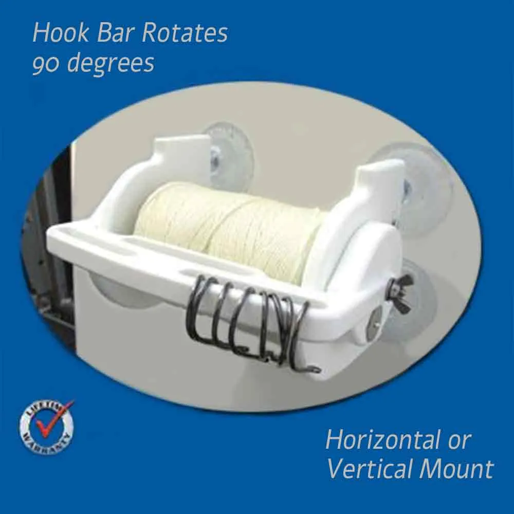 Deep Blue Marine Products Wax Thread Dispenser With Thread Cutter Suction Cup Mount