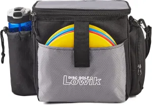 Disc Golf Bag, Disc Golf Starter Bag with Removable Padded Dividers, Lightweight and Water-resistant Fits Up to 13  Discs, Great for Disc Golf Sports Beginners