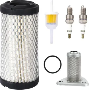 Drive-up Golf Cart Tune Up Kit, EZGO Air Filter and Oil Filter Spark Plug for 2005-2009 TXT or 1996-Up ST 350 Gas Models