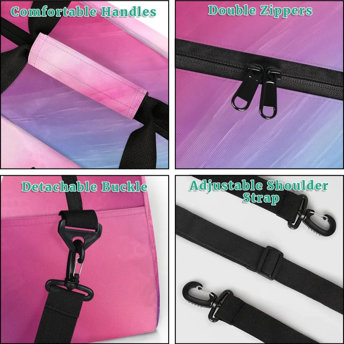 Duffel Bag for Girls Personalized Dance Team Bag Kids Gym Bag Small Travel Tote for Girls Pink Latin Dance Bag Dancer Gifts for Girls