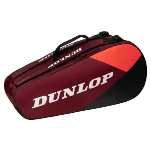 Dunlop 2024 CX Club 6 Racquet Bag - Black/Red