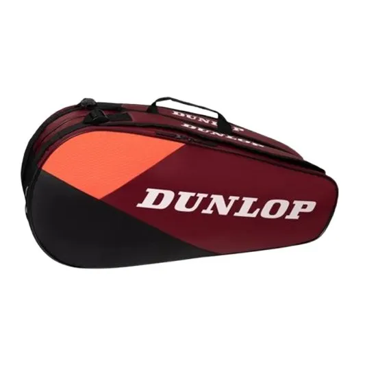Dunlop 2024 CX Club 6 Racquet Bag - Black/Red