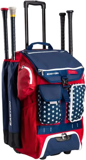 Easton 5 Tool Phenom Wheeled Equipment Bag | Baseball & Softball | Multiple Colors