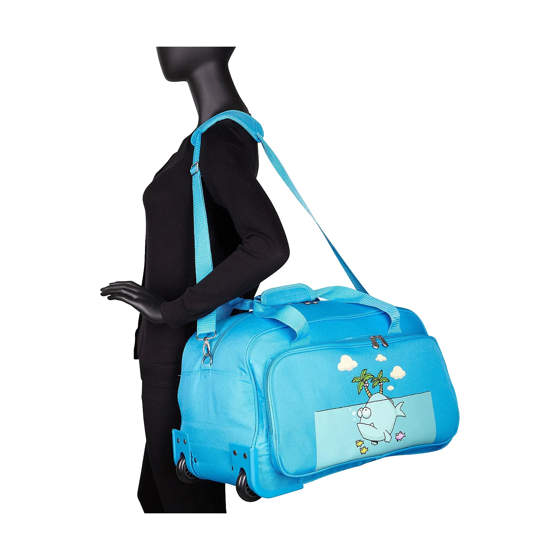 Ed Heck Lightweight 5-PC Spinner Luggage Set Sky Blue-Big Fish One Size U1