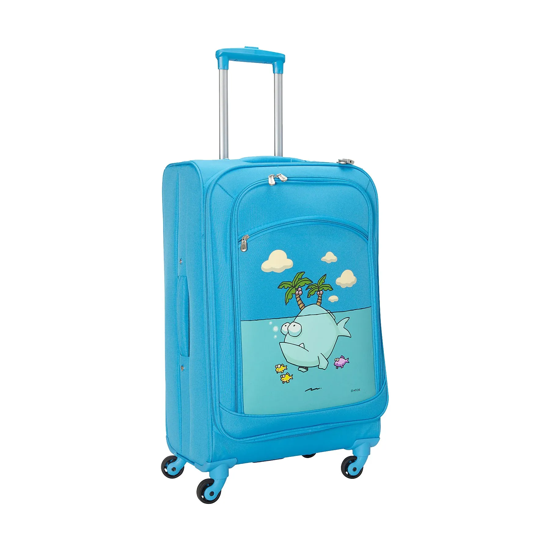 Ed Heck Lightweight 5-PC Spinner Luggage Set Sky Blue-Big Fish One Size U1
