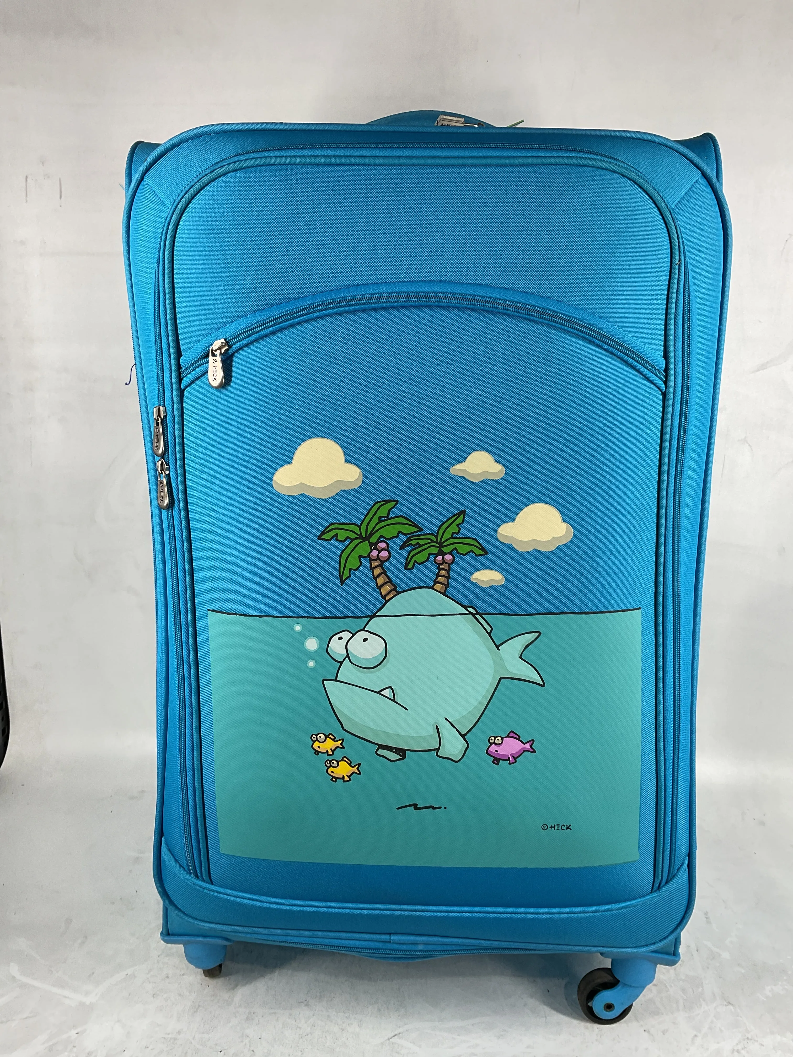 Ed Heck Lightweight 5-PC Spinner Luggage Set Sky Blue-Big Fish One Size U1