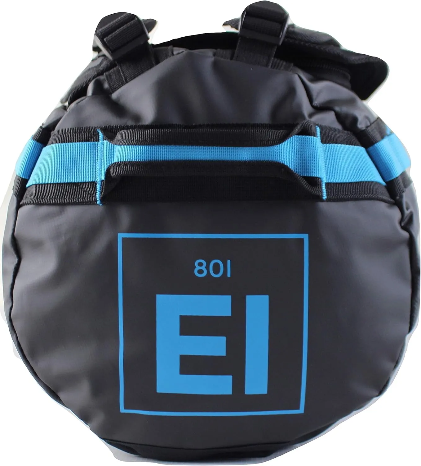 Element Equipment Trailhead Duffel Bag Shoulder Straps Waterproof Black/Blue Medium
