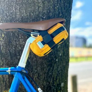 ELLUM BAG WORKS Buzztail Bike Saddle Bag - Turmeric