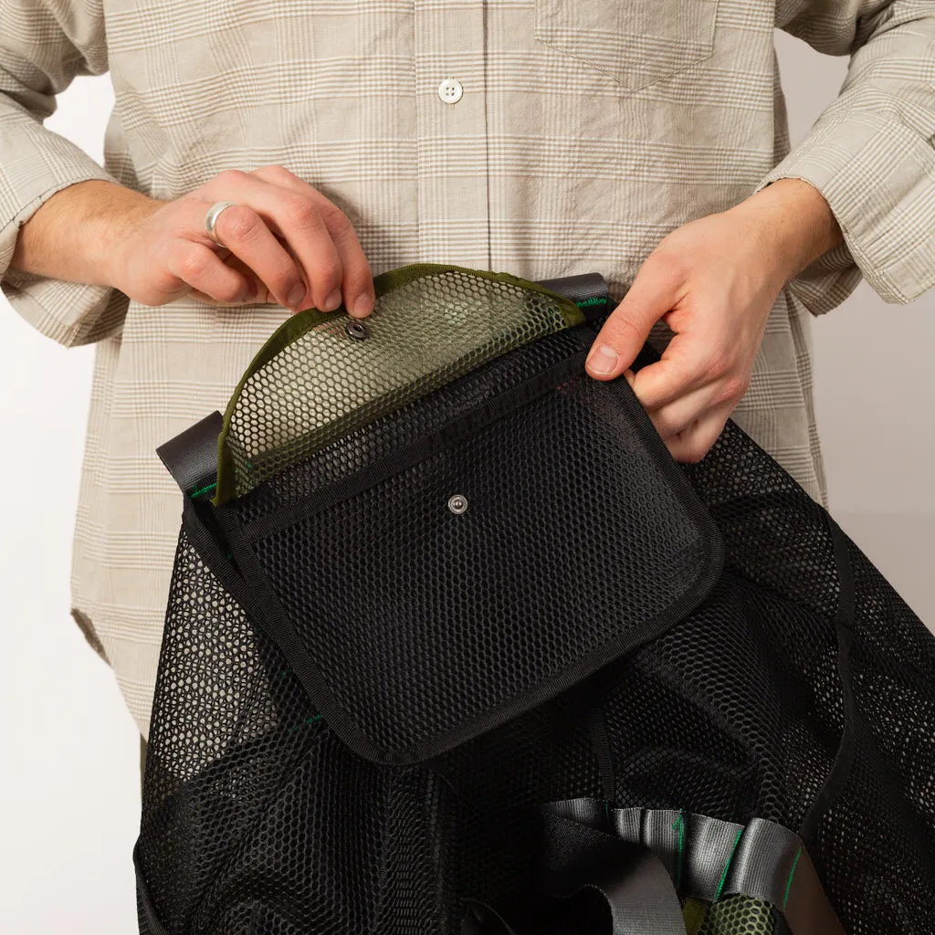 Equipment Mesh Tote Bag - Black Multi