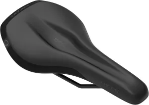 Ergon Smc Core Bike Saddle, Black, Men's Mountain Bike Seat, Microfiber, Gel Pad, 308 lbs Max Rider Weight, S/M: 9-12cm, M/L: 12-16cm