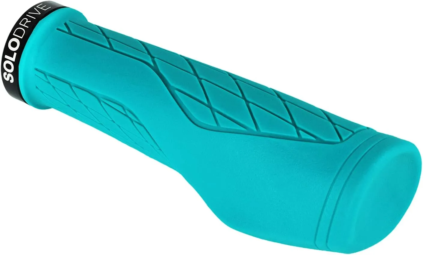 Ergonomic Design Mountain Bike Grips, Comfortable Bicycle Handlebar Grips, Single Lock-on and Non-Slip MTB Handle, Fit MTB, E-Bike, Hybrid, Scooter