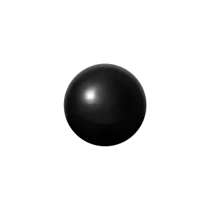 Exercise ball 18cm, 1kg Black